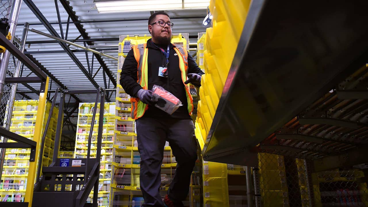Photo of Amazon process assistant Christian Ramirez-Gallegossorts 