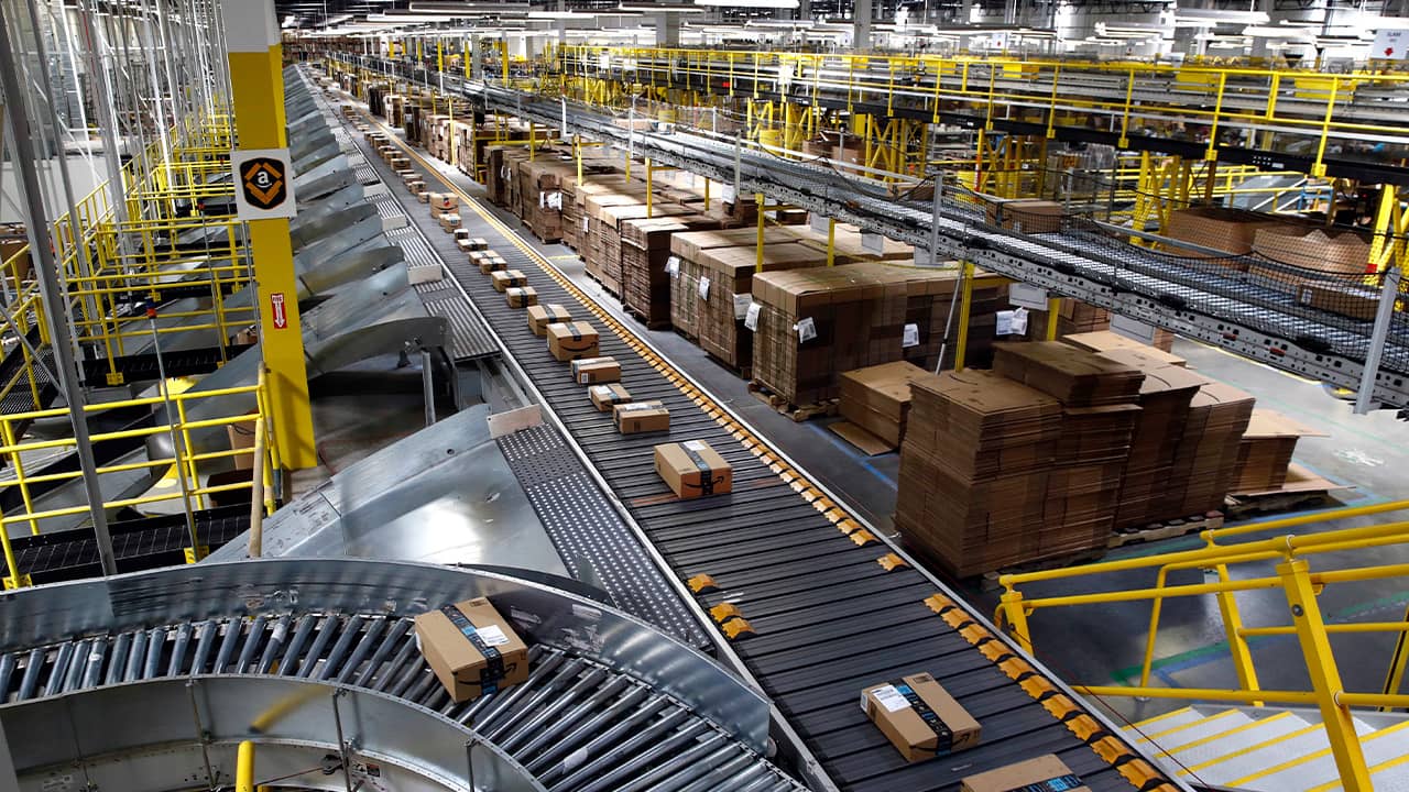 Photo of Amazon warehouse