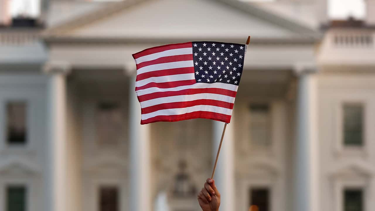 Photo of an American flag