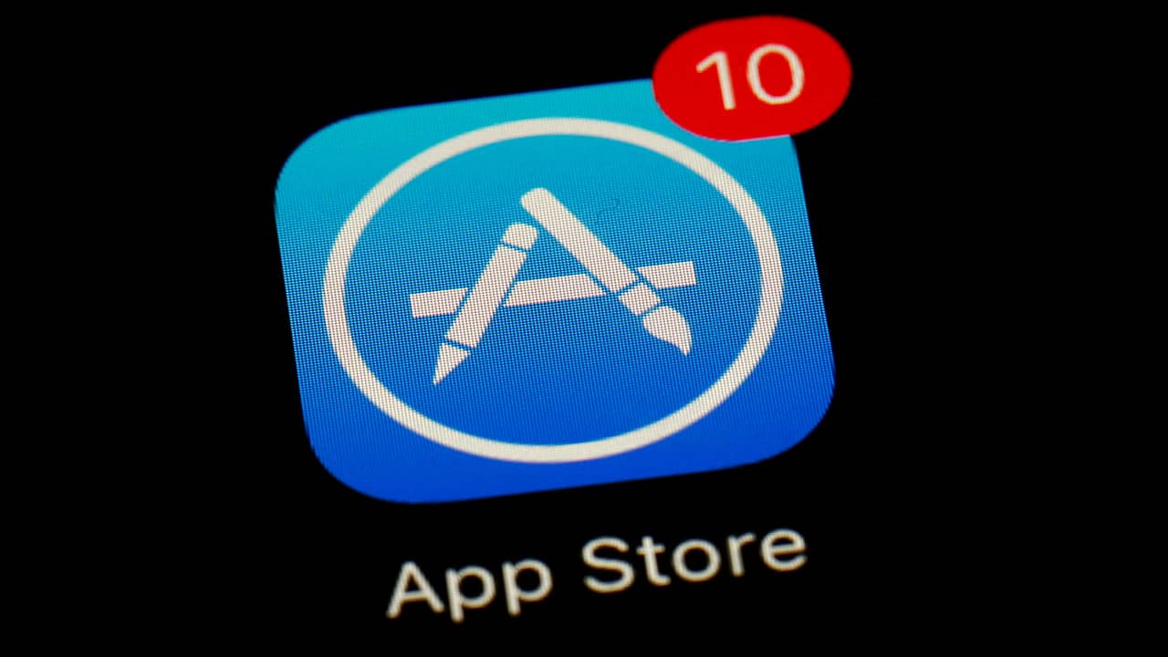 Photo of App Store app on an iPhone