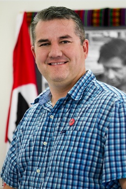 portrait of Armando Elenes, VP, United Farm Workers union