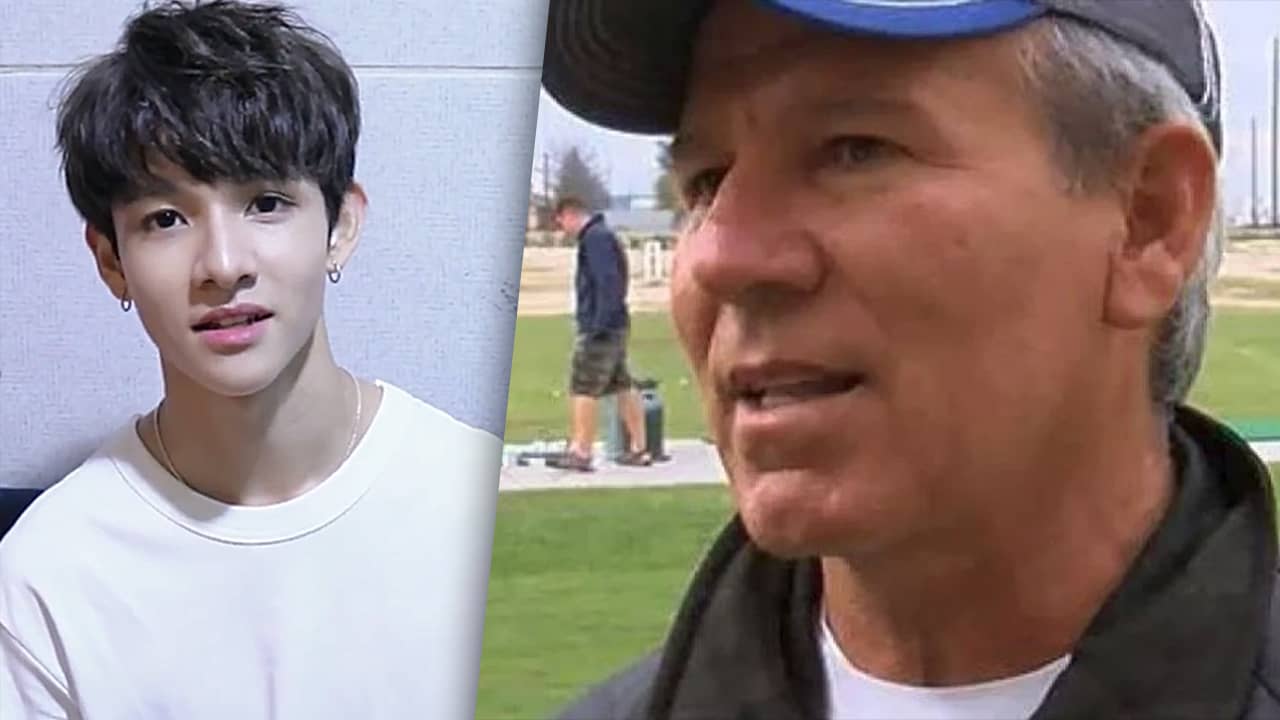 Photo combination of KPOP star Samuel Kim and Jose Arrendodo