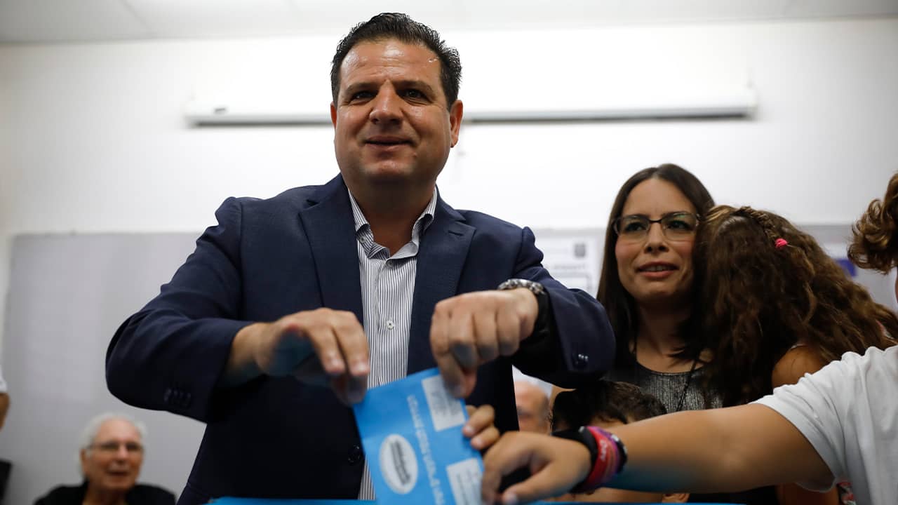 Photo of Israeli Arab politician Ayman Odeh