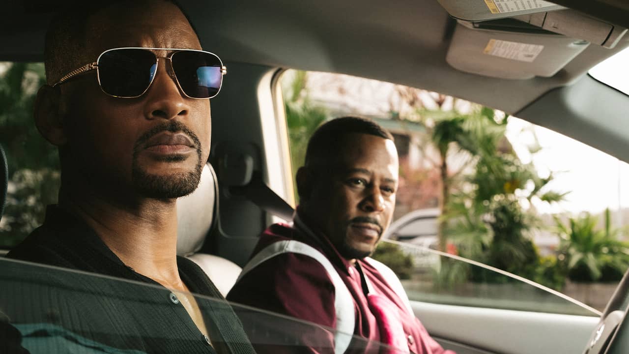 Photo of Martin Lawrence, right, and Will Smith in a scene from "Bad Boys for Life." 