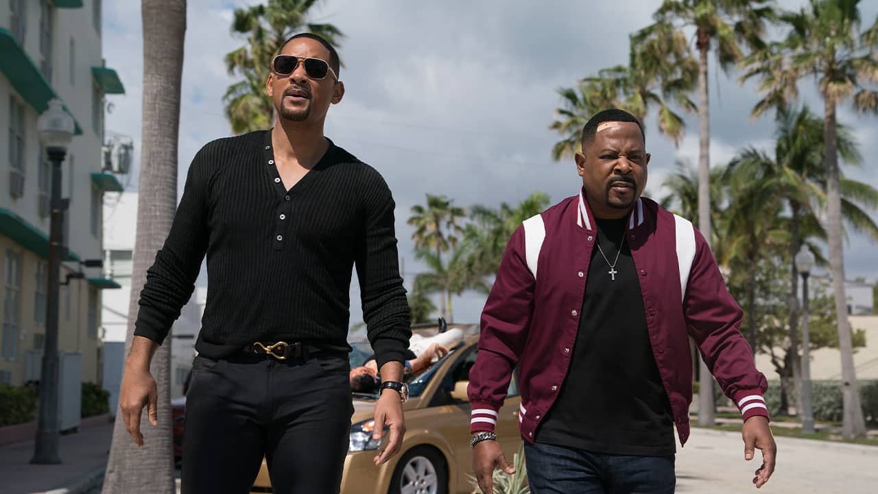 Photo of Martin Lawrence, right, and Will Smith in a scene from "Bad Boys for Life."