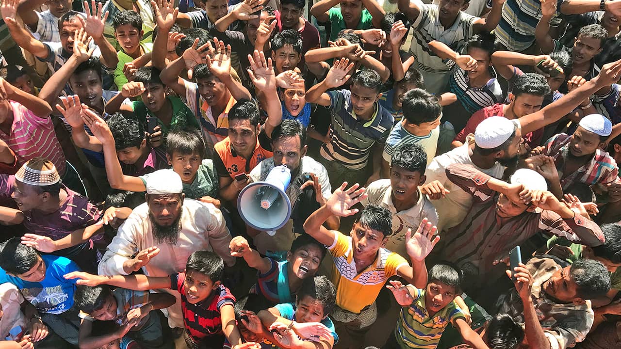 Photo of Rohingya refugees