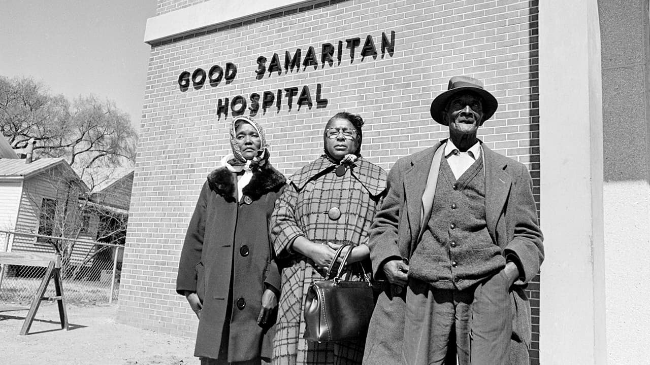 Photo of Viola Jackson, left, mother of Jimmie Lee Jackson, 26, who died, Feb. 26, 1965 at a Selma, Ala. 