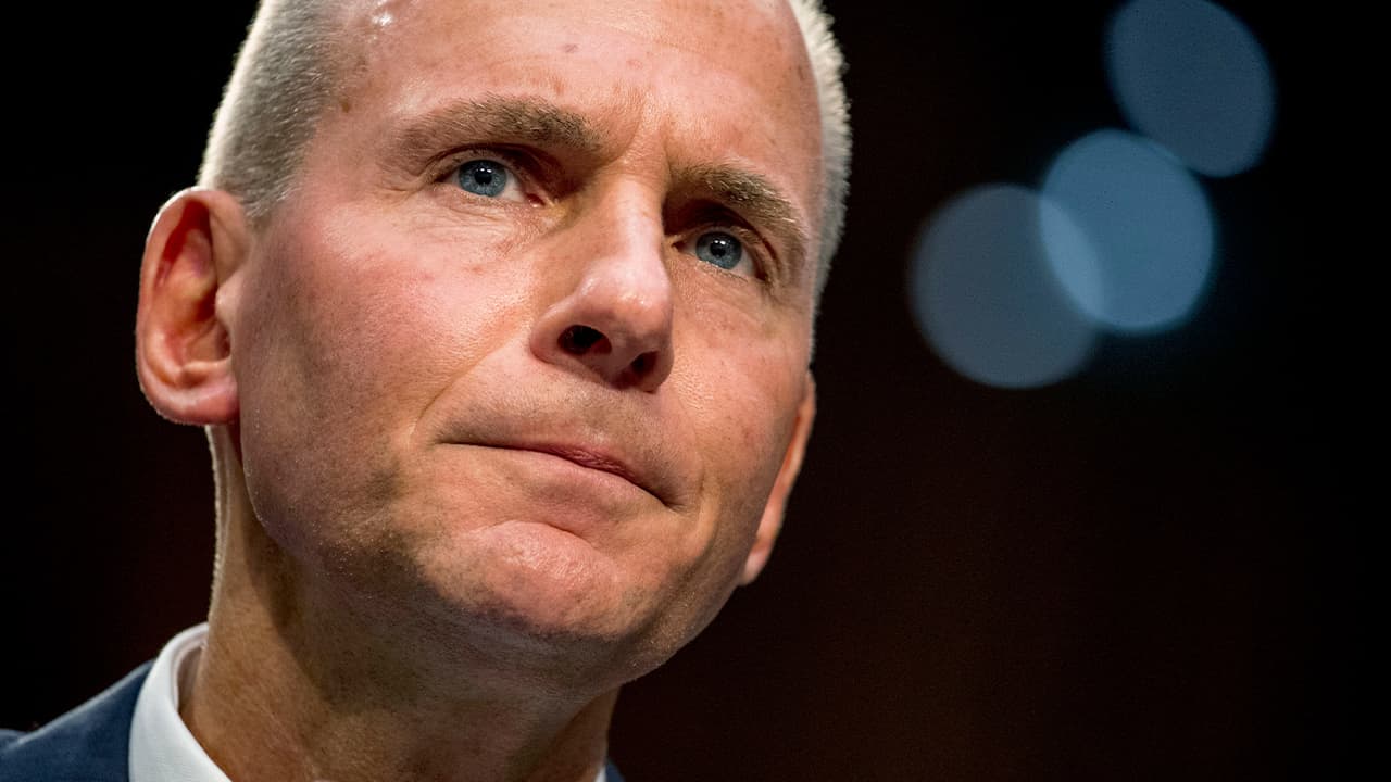 Photo of Boeing Company President and Chief Executive Officer Dennis Muilenburg