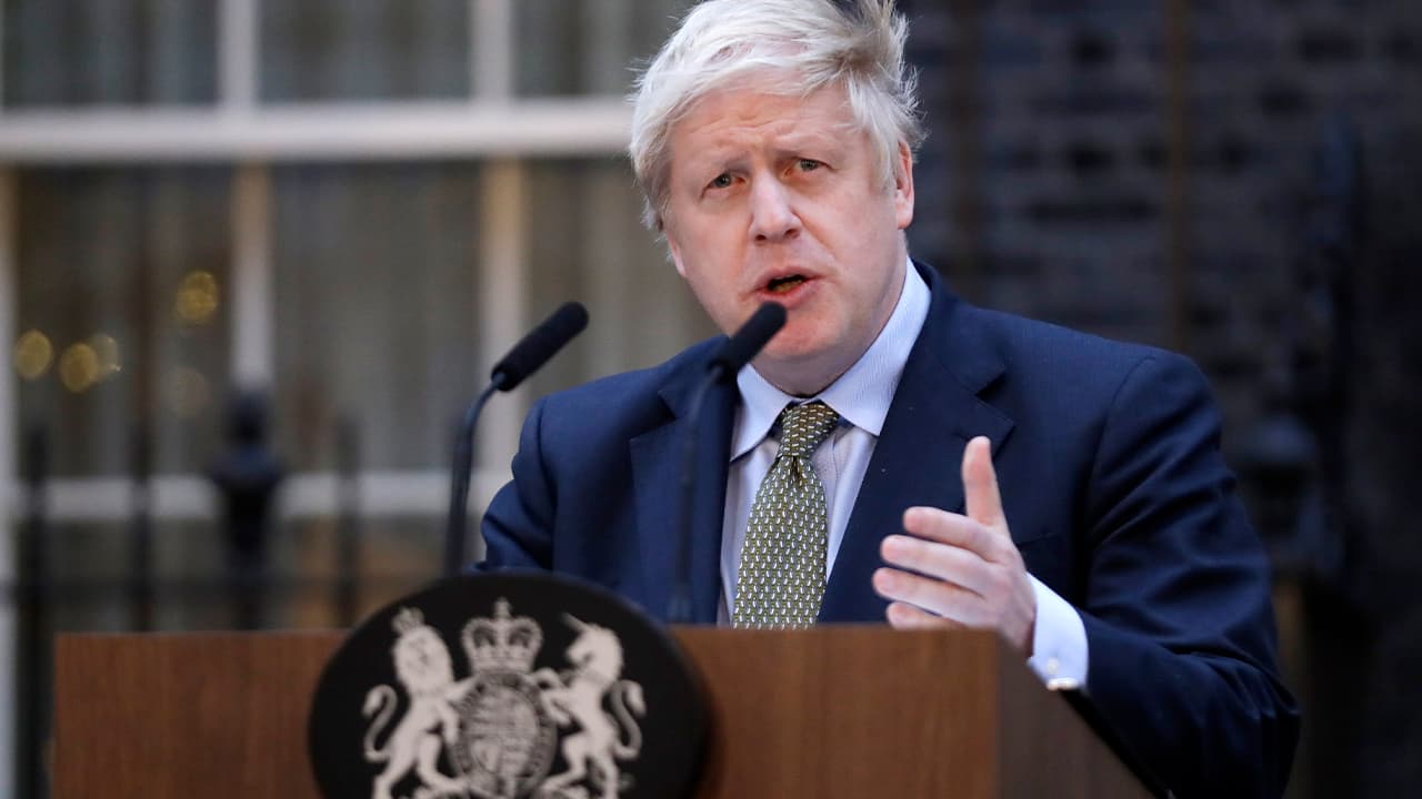 Photo of Britain's Prime Minister Boris Johnson