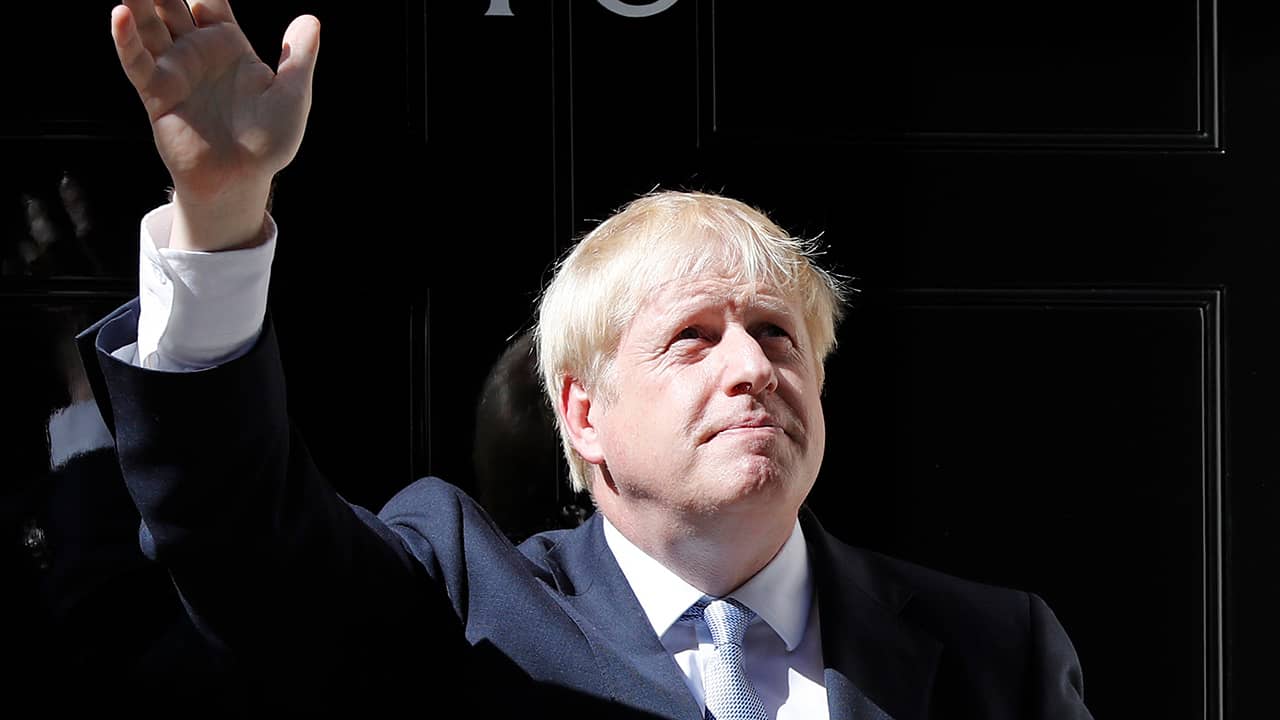 Photo of Britain's new Prime Minister Boris Johnson