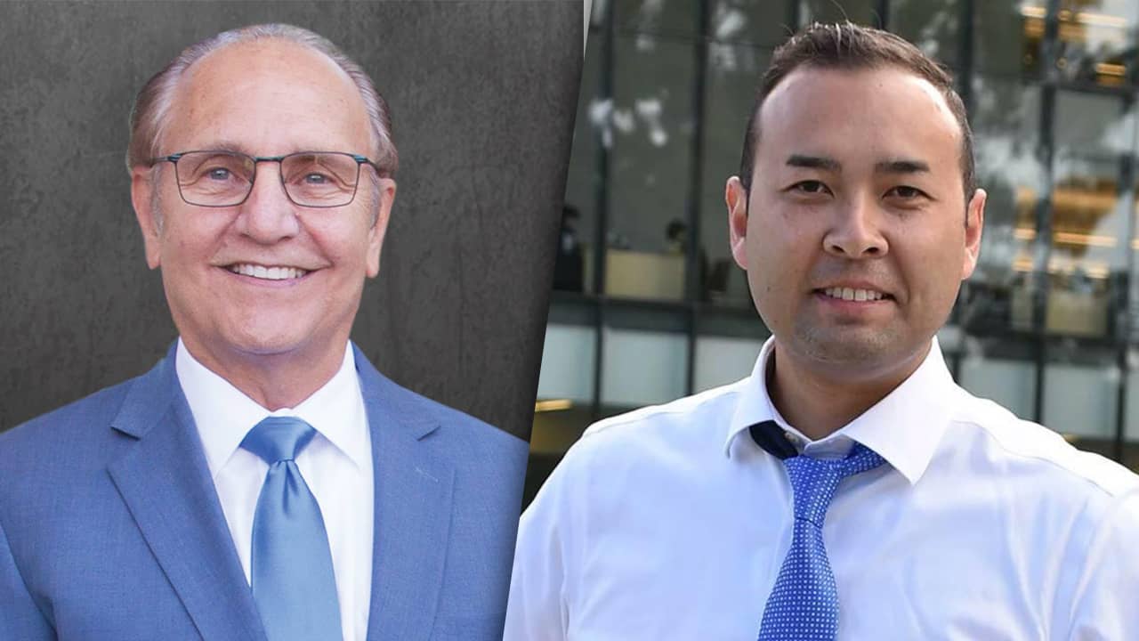 Photo combination of Mayor Lee Brand and Andrew Janz