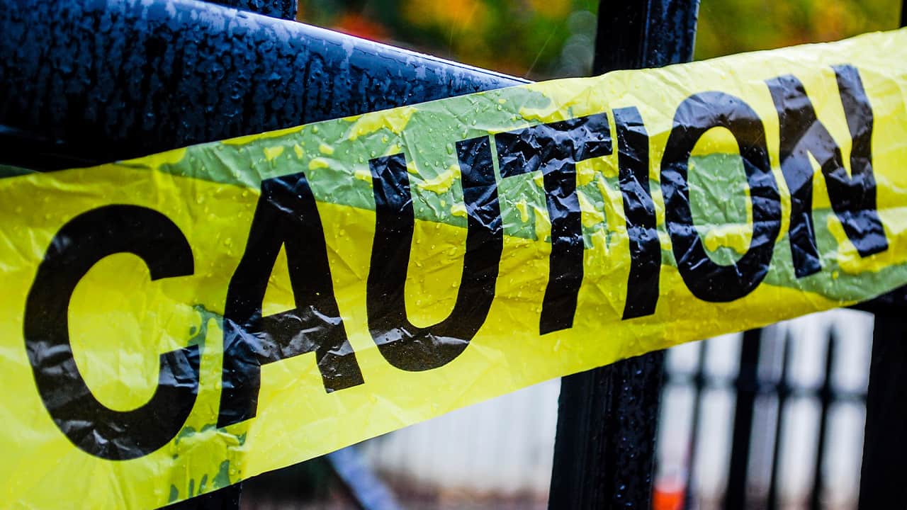 Photo of caution tape