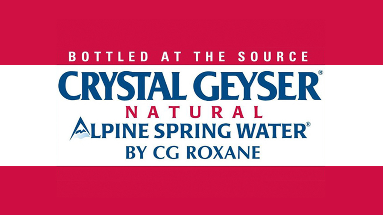 Photo of a Crystal Geyser label