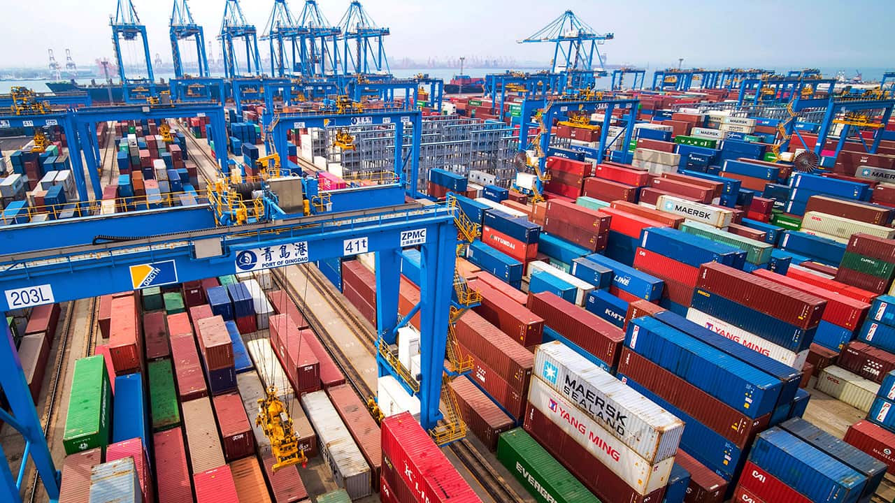 Photo of shipping containers