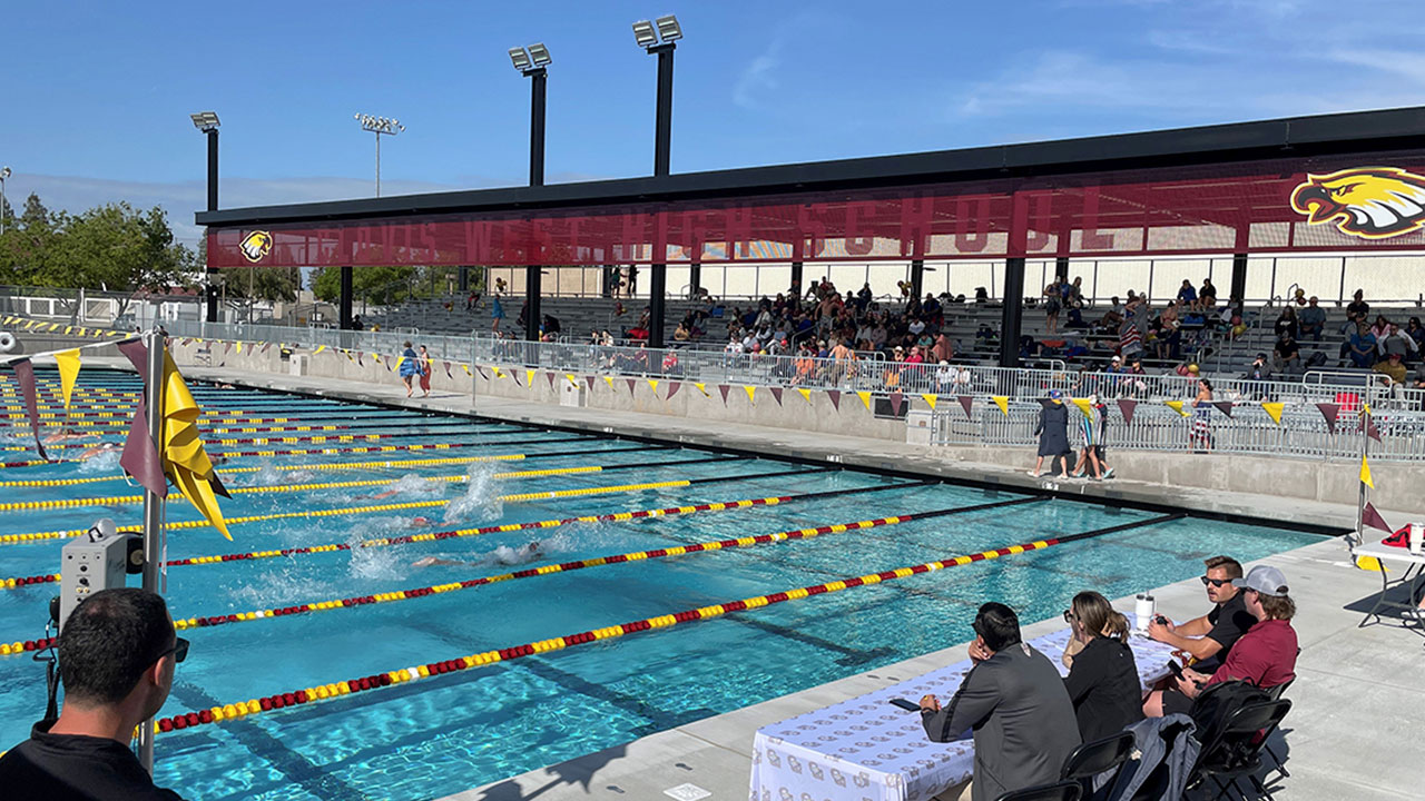 Refurbished Clovis West Swim Complex