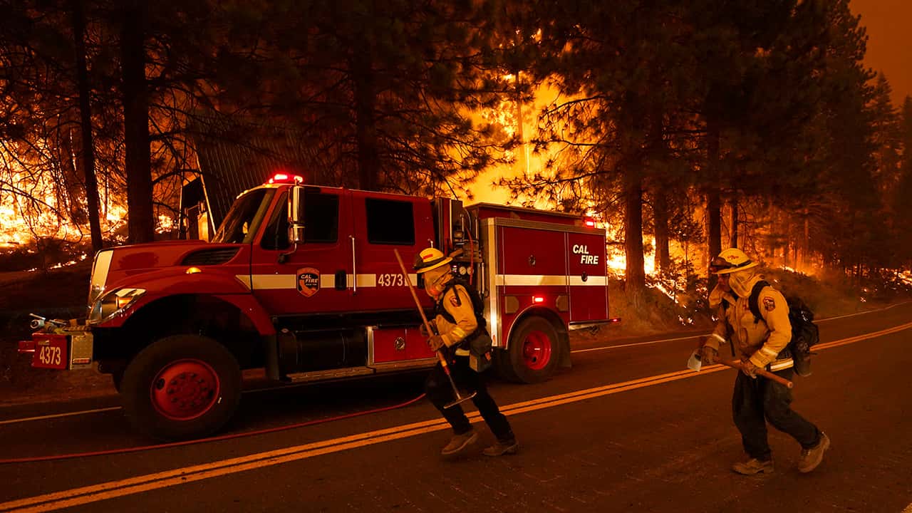 Photo of the Creek Fire