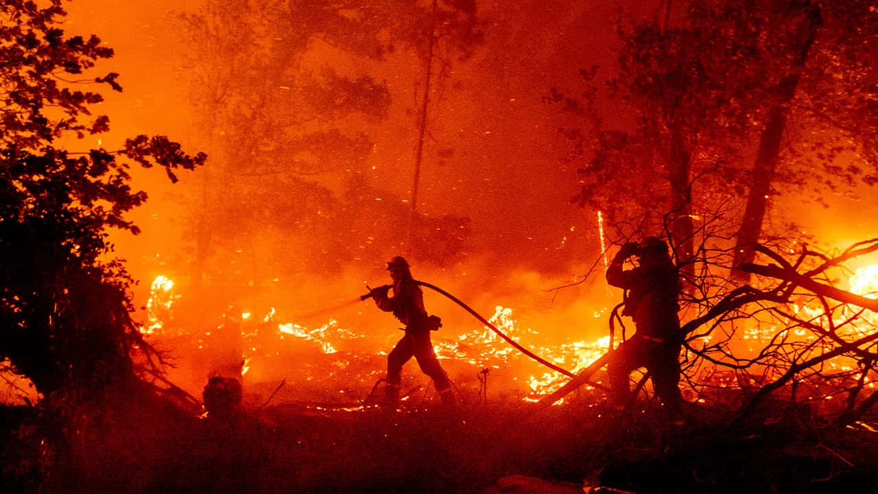 Photo of the Creek Fire
