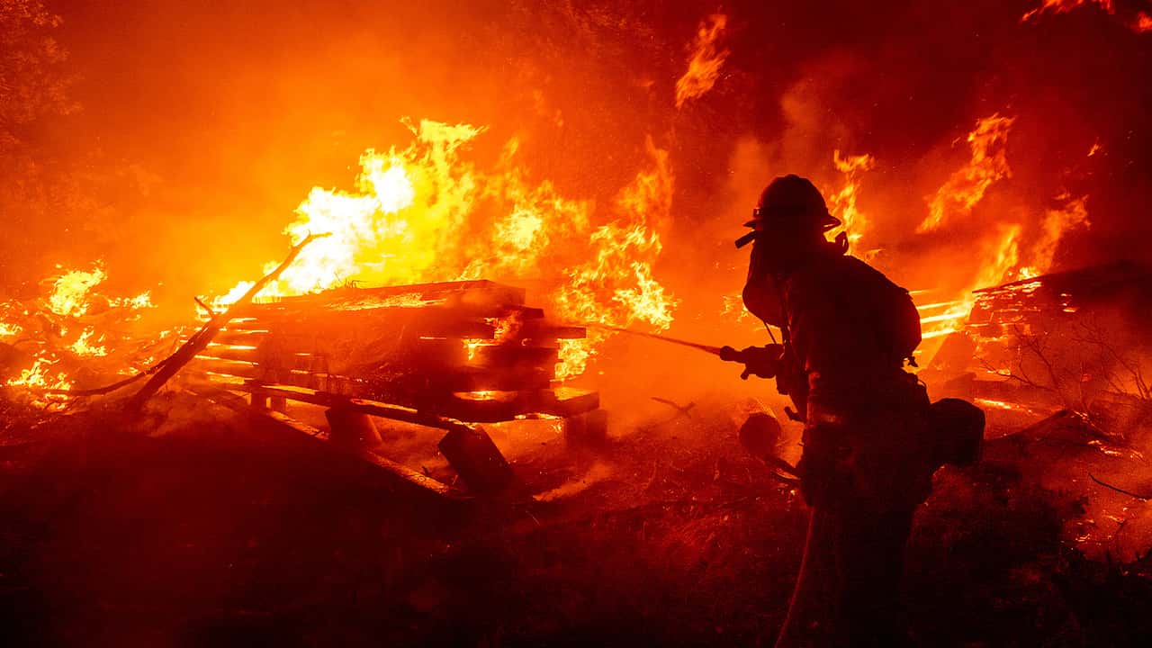 Photo of the Creek Fire