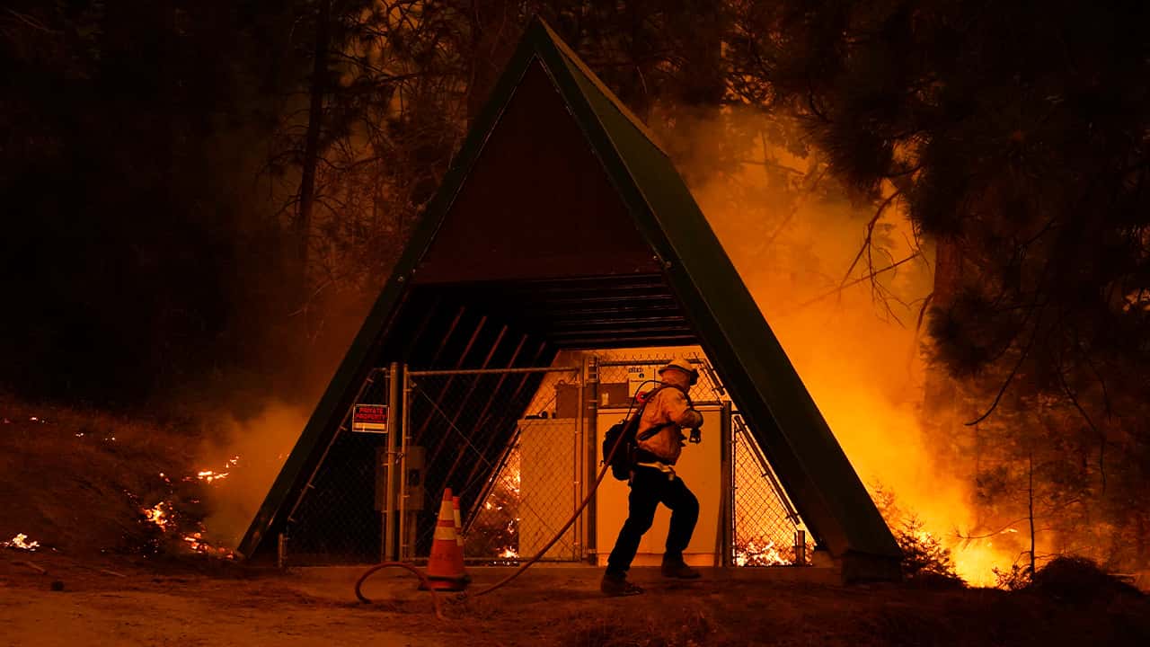 Photo of the Creek Fire