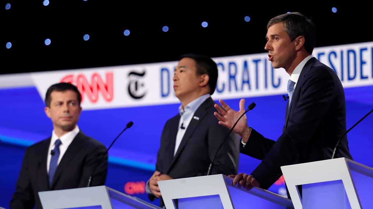 Photo of Democratic debate 