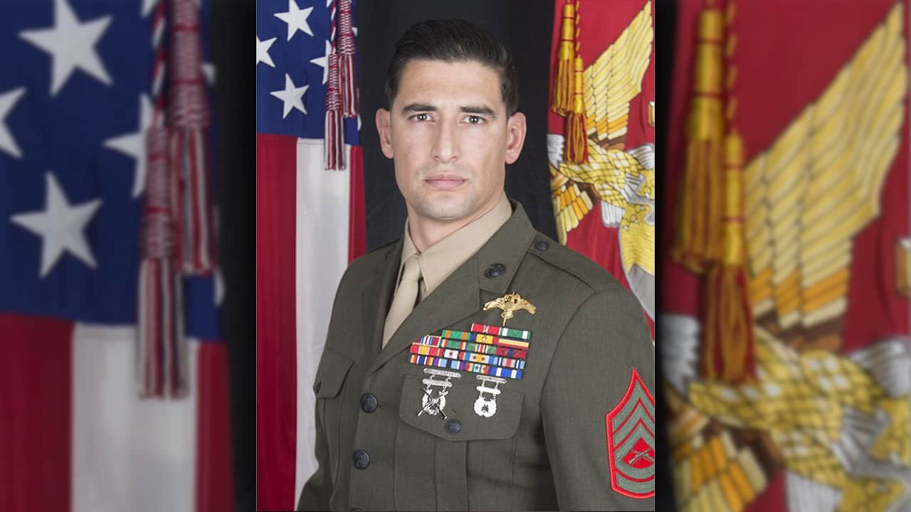 Photo of Special Operations Command shows Gunnery Sgt. Diego D. Pongo