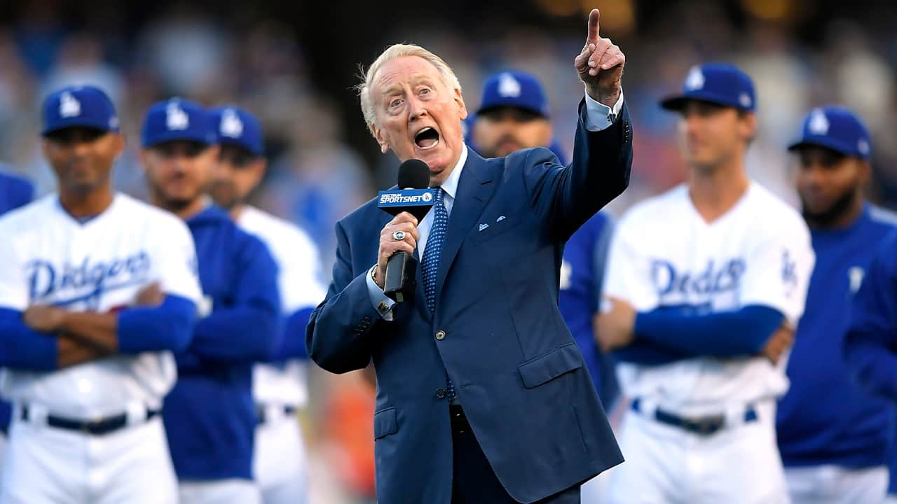 Photo of Vin Scully 