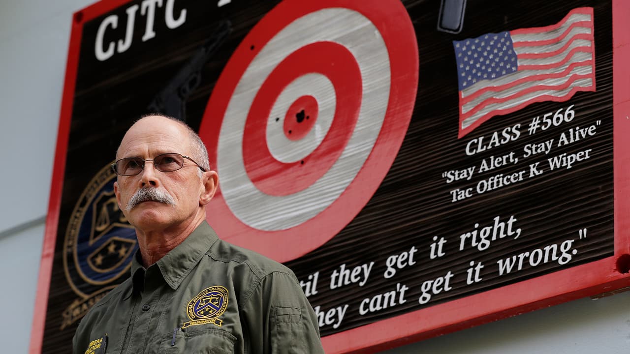Photo of Doug Tangen, firearms program manager for the Washington State Criminal Justice Training Commission