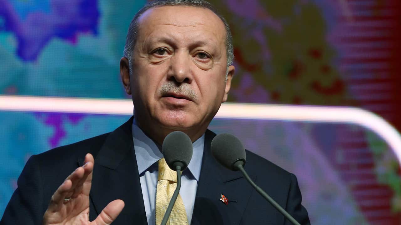 Photo of Turkish President Recep Tayyip Erdogan