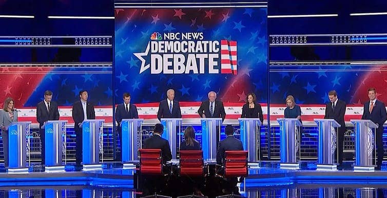 Photo of Democratic Debate
