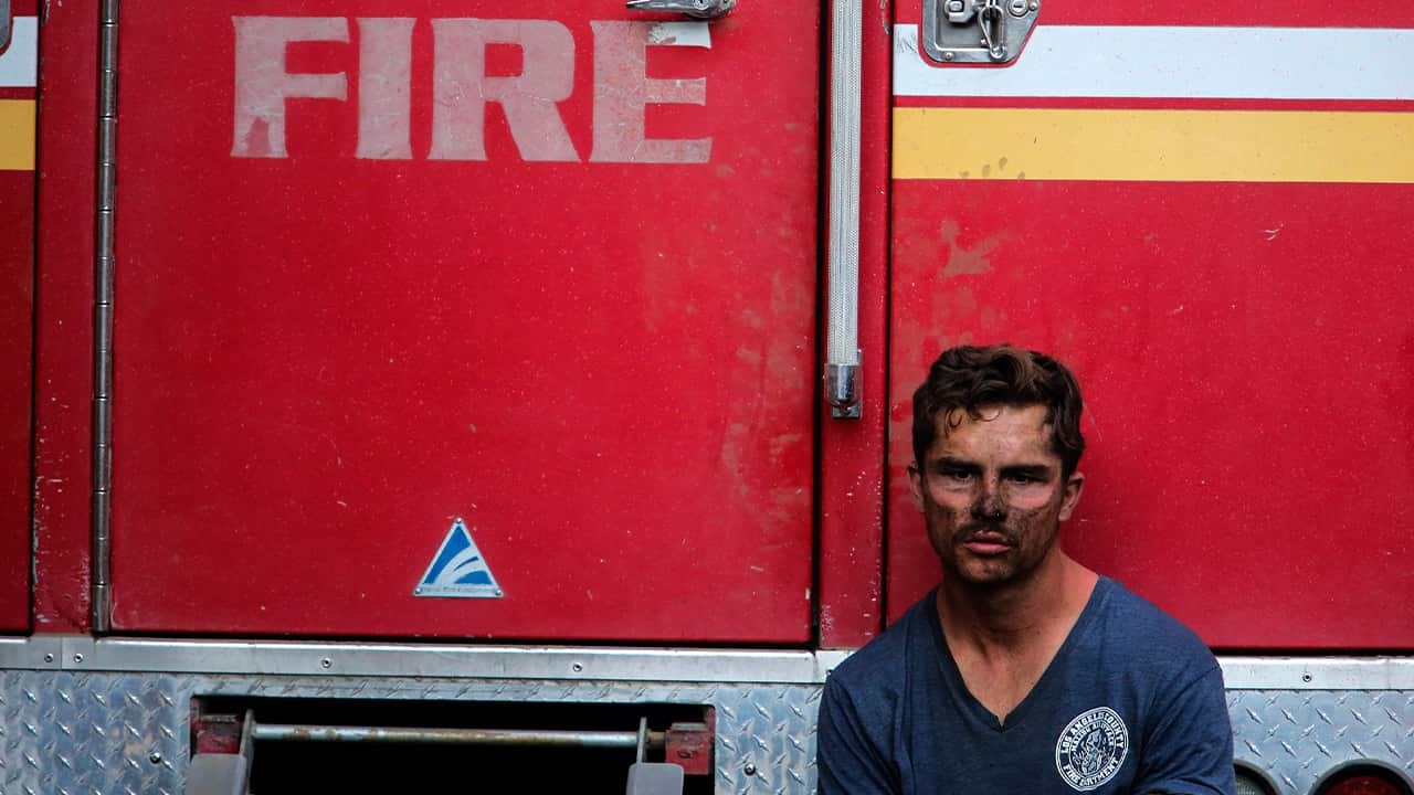 Photo of Los Angeles County firefighter Collin Bashara
