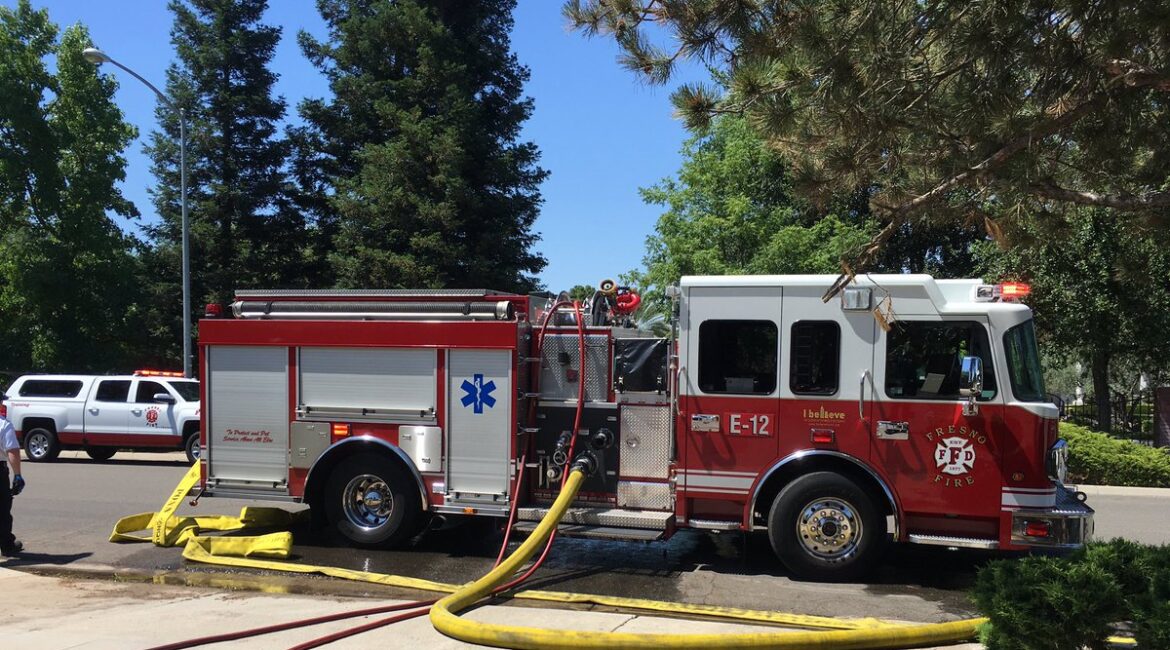 Photo of a Fresno fire truck