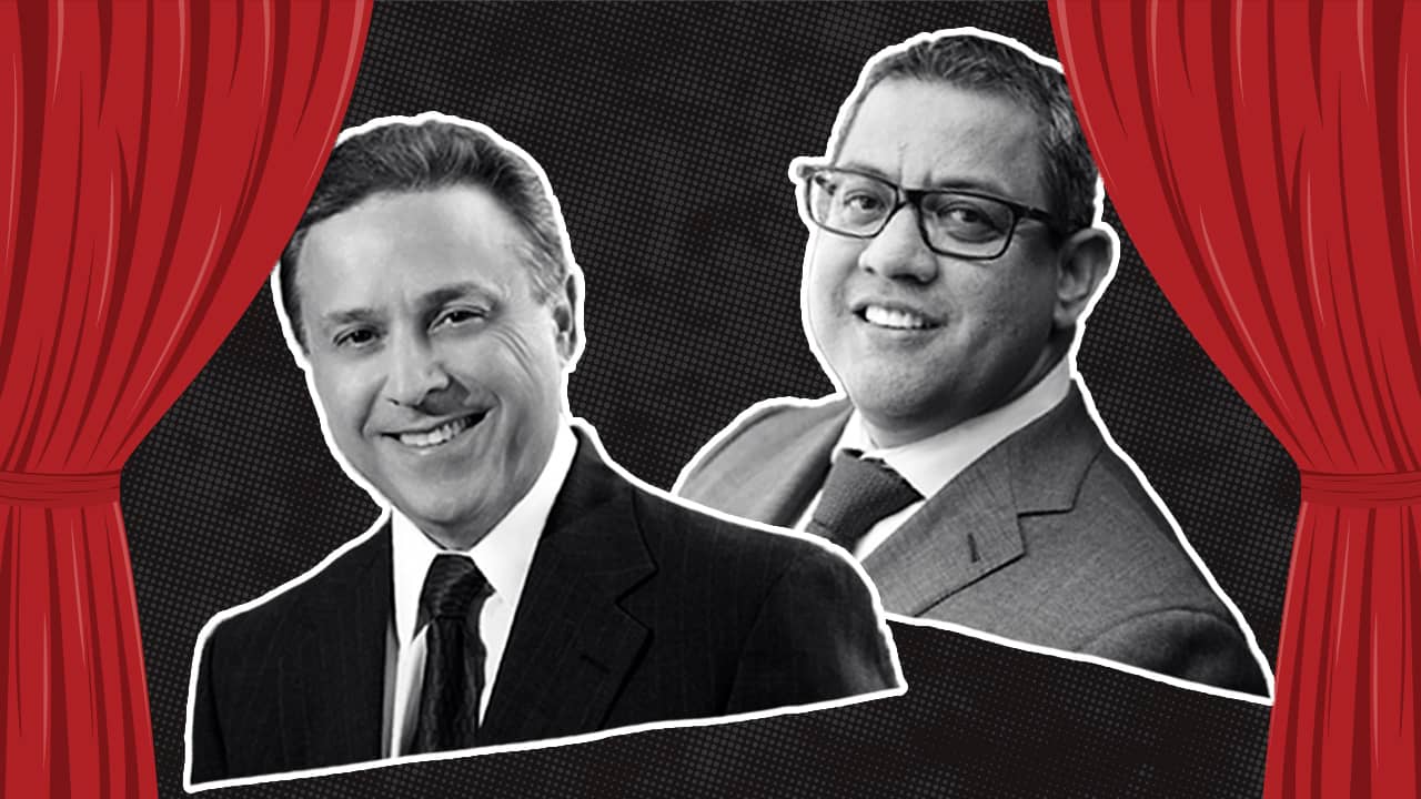 Photo combination of Garry Bredefeld and Miguel Arias