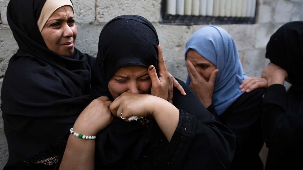 Photo of relatives of Jihad militant, Abdullah Al-Belbesi