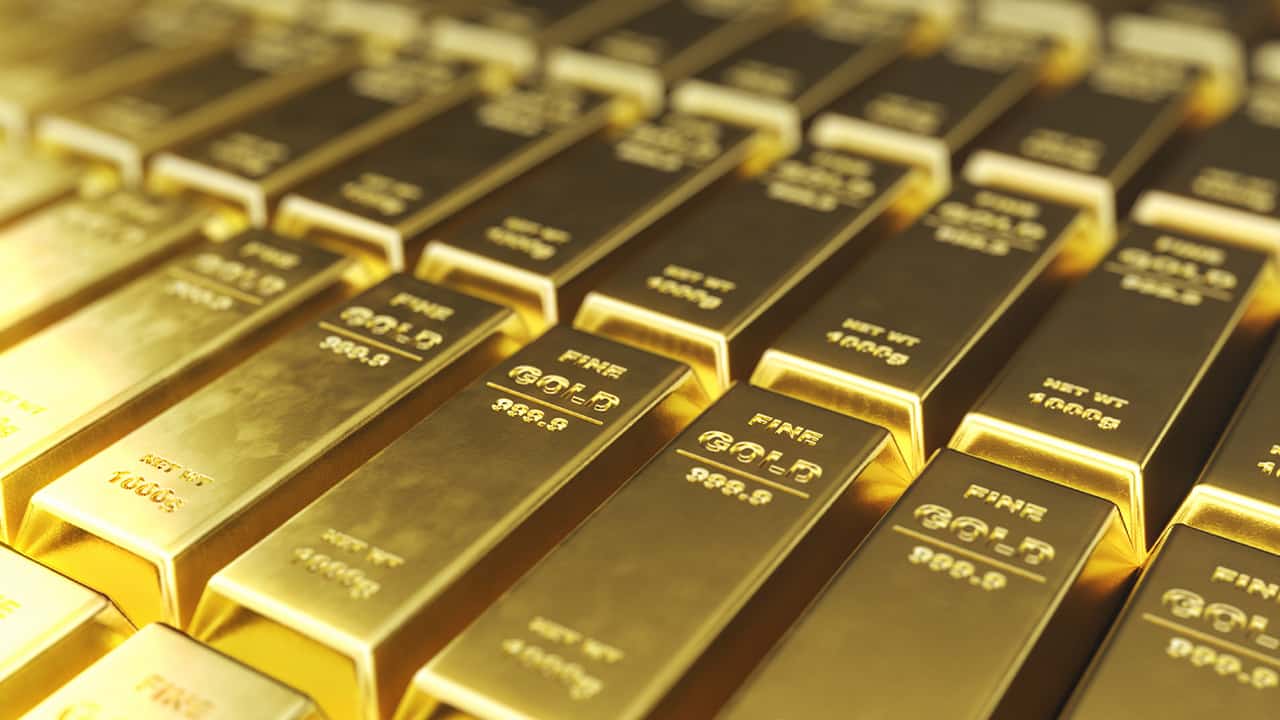 Photo of gold bars