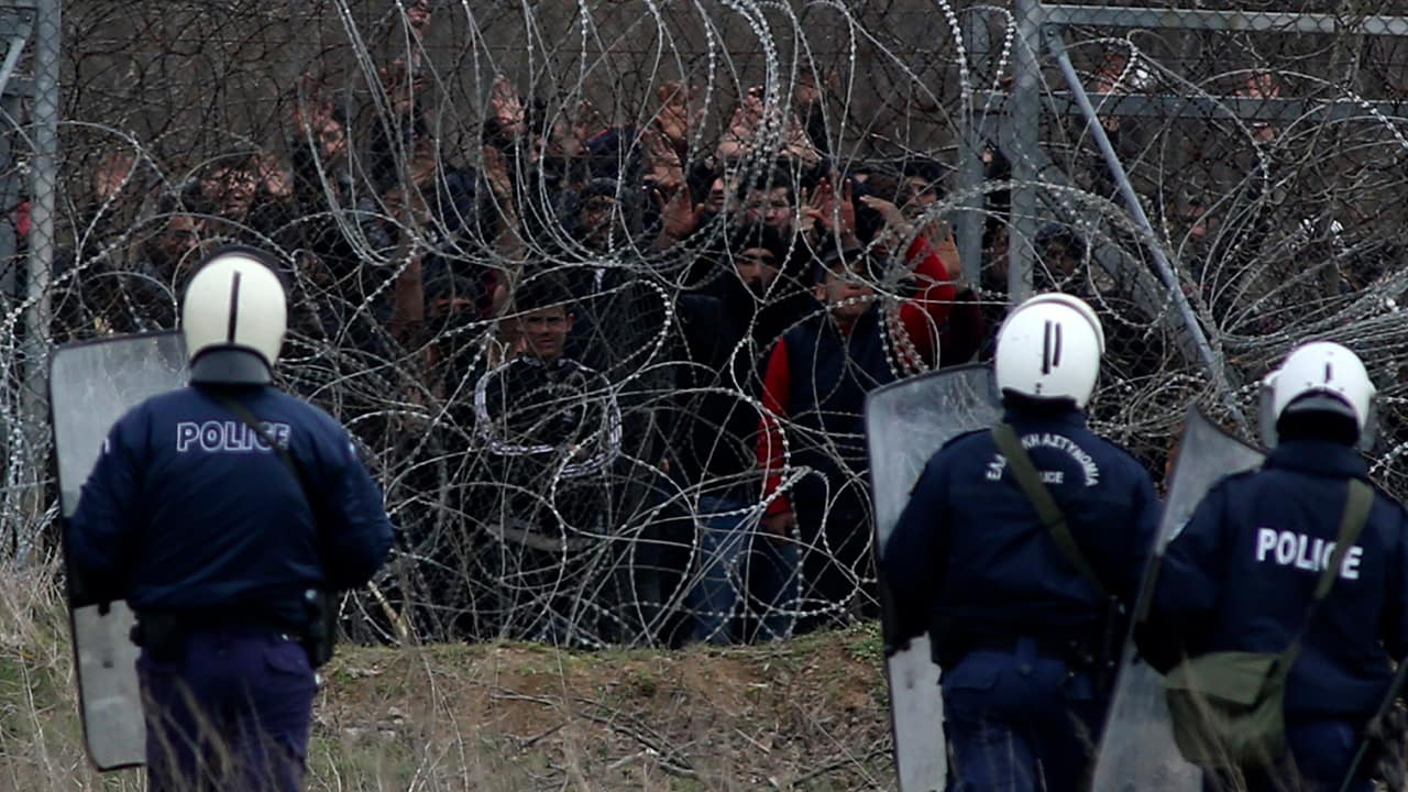 Photo of Greek riot police 