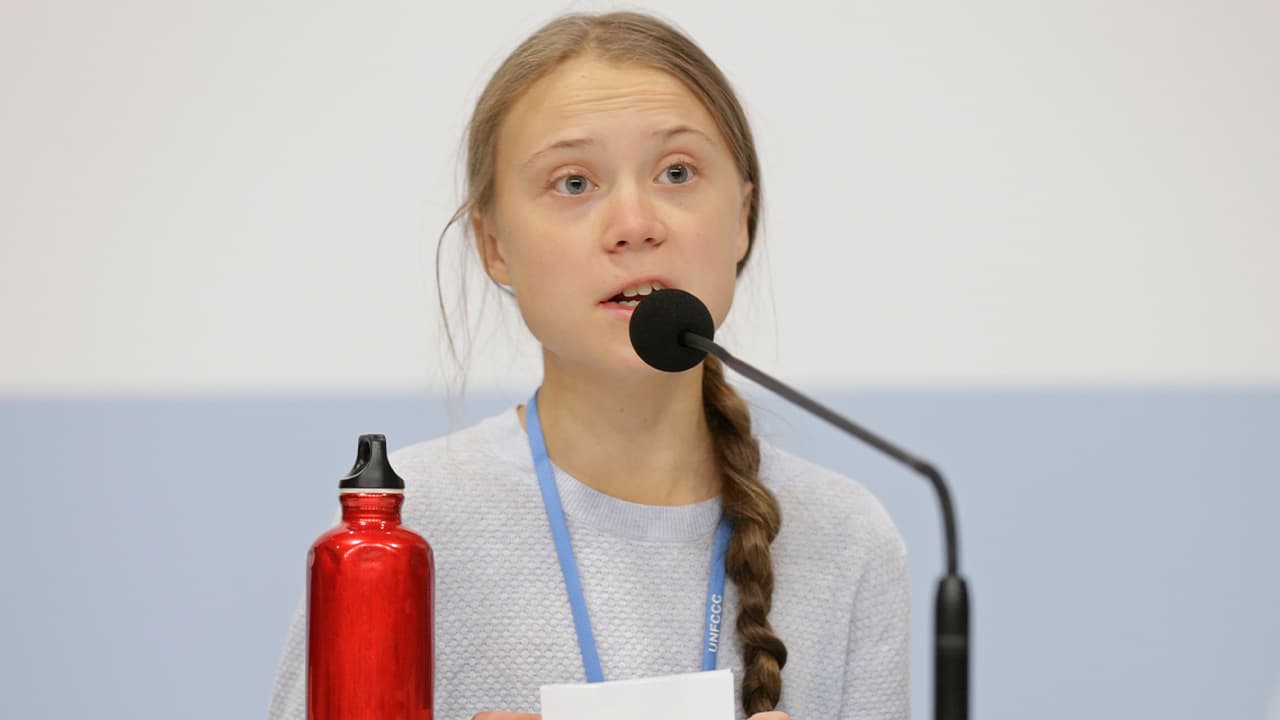 Photo of climate activist Greta Thunberg