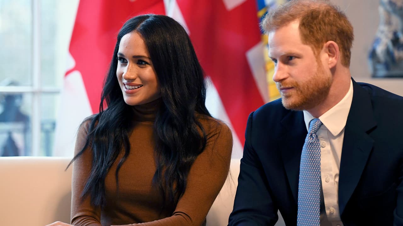 Photo of Britain's Prince Harry and Meghan, Duchess of Sussex