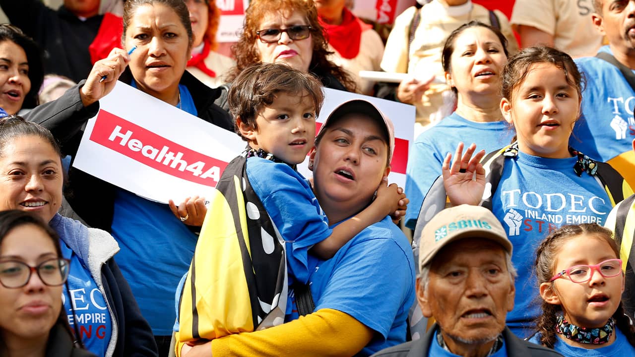 Photo of Immigrants Day of Action rally
