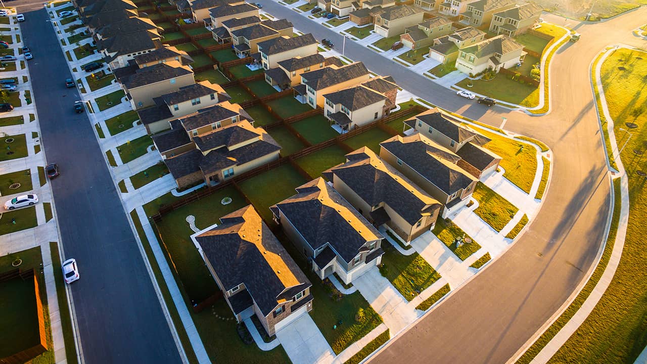 Photo of housing community