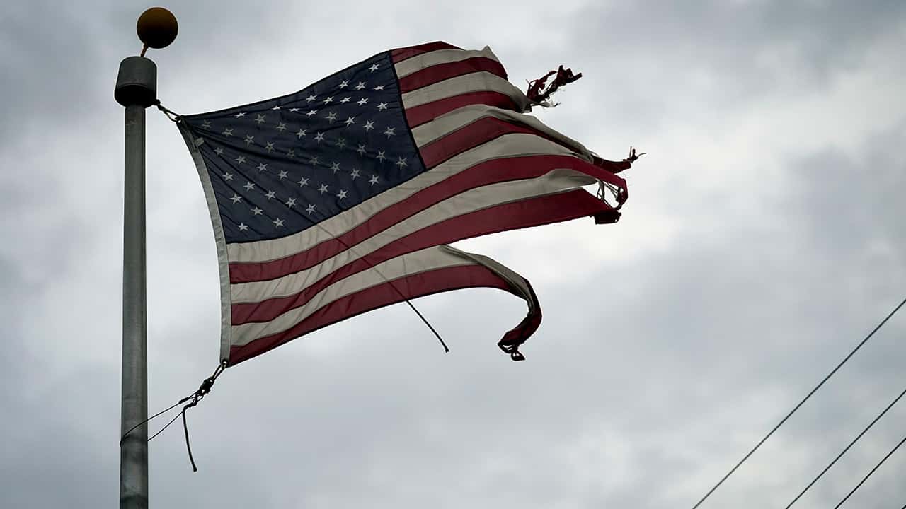 Photo of an American flag 
