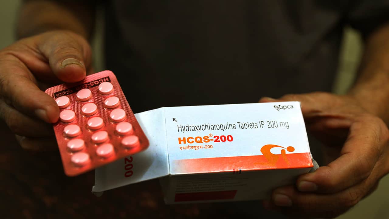 Photo of hydroxychloroquine tablets