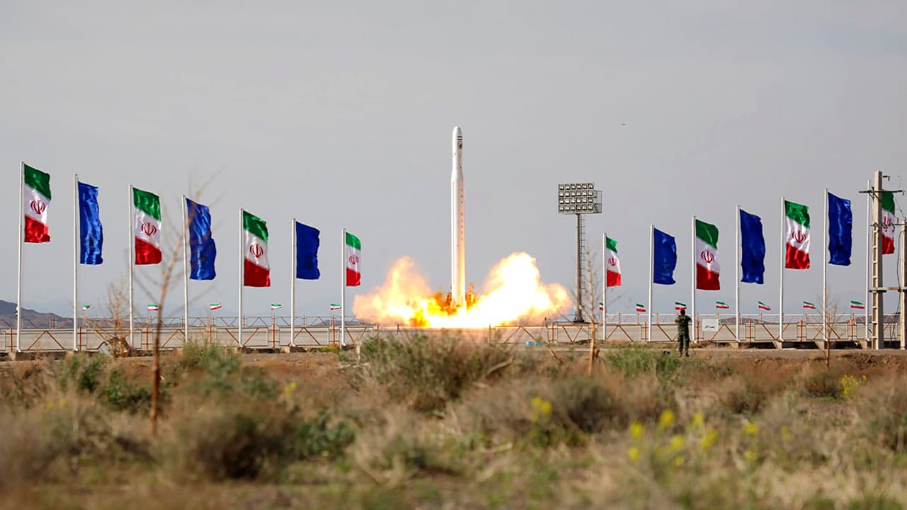 Photo of an Iranian rocket