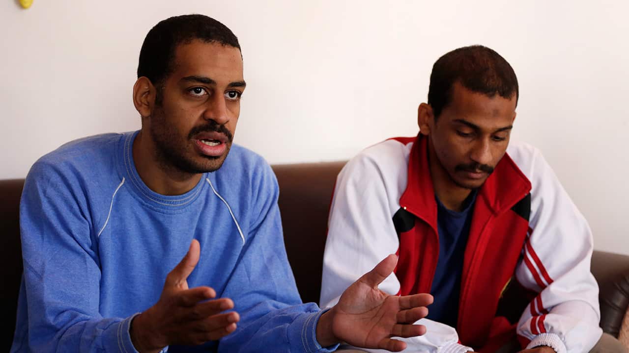 Photo of Alexanda Amon Kotey and El Shafee Elsheikh, who were among 4 British jihadis