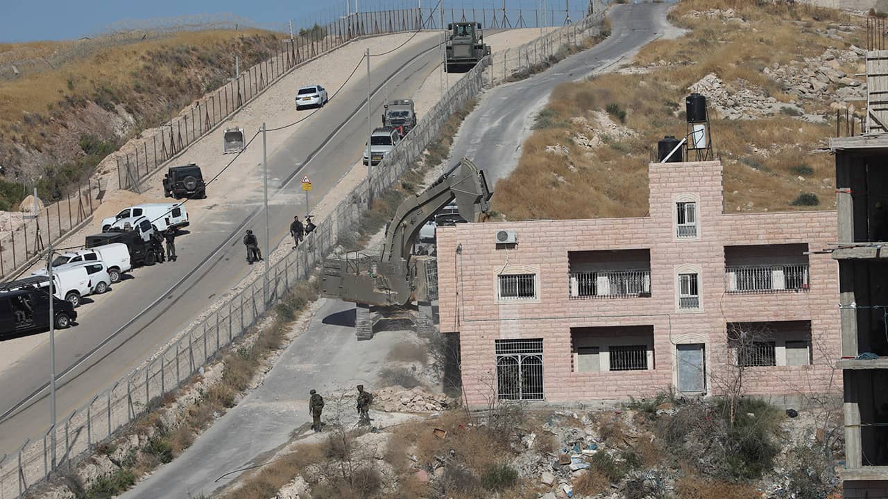 Photo of a Palestinian village in east Jerusalem