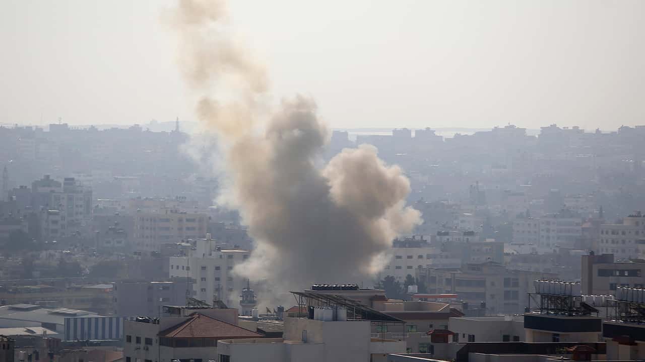 Photo of Israeli airstrike