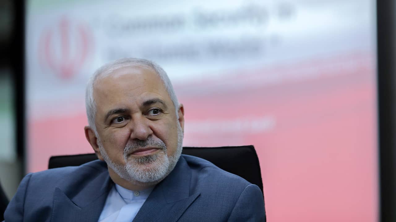 Photo of Iranian Foreign Minister Mohammad Javad Zarif