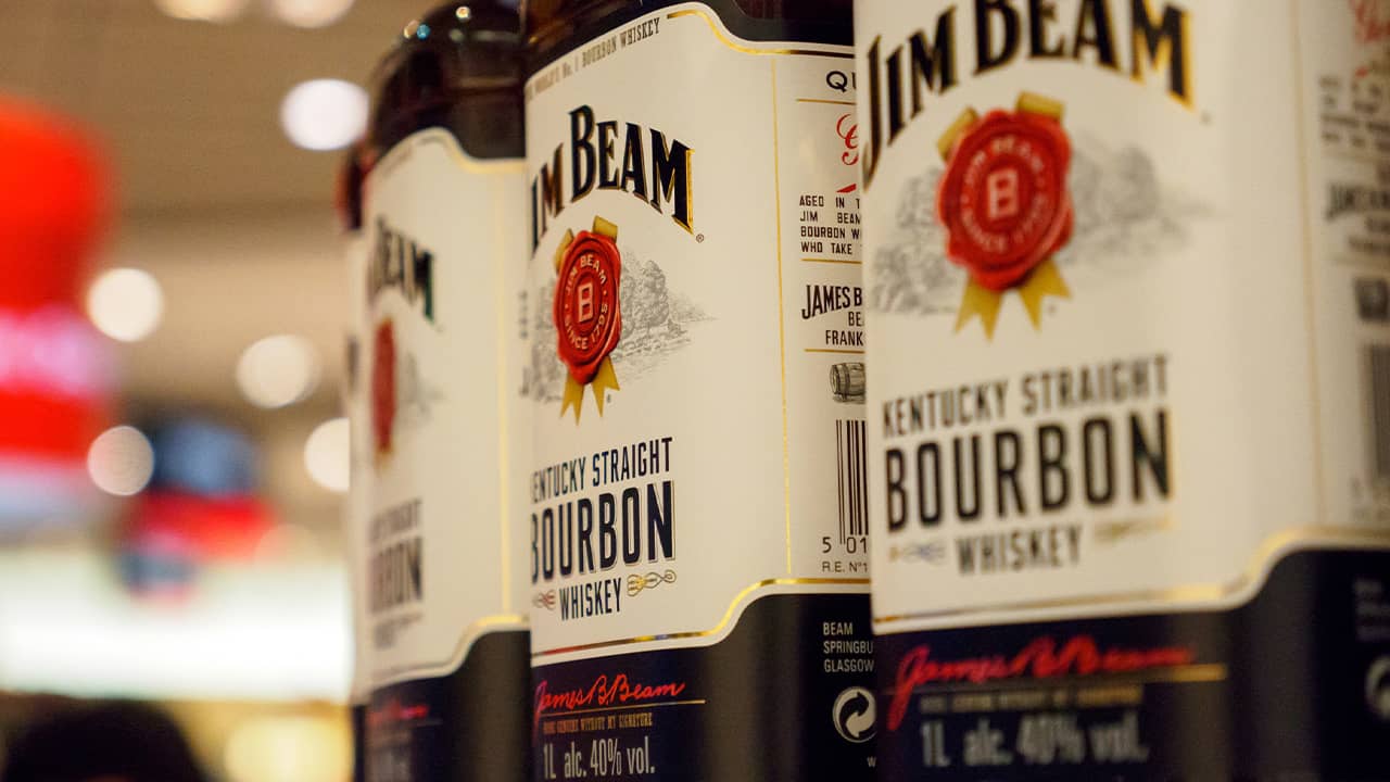 Photo of Jim Beam bottles
