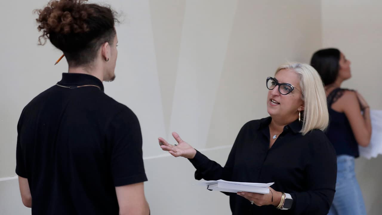 Photo of people at a job fair in Miami