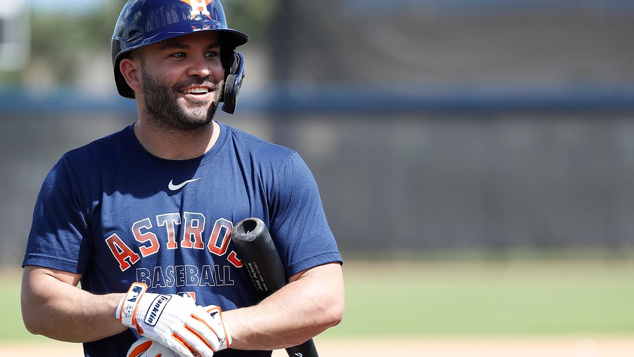 Photo of Houston Astros second baseman Jose Altuve 