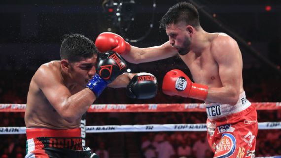 Photo of Jose Ramirez in his title fight vs. Antonio Orozco